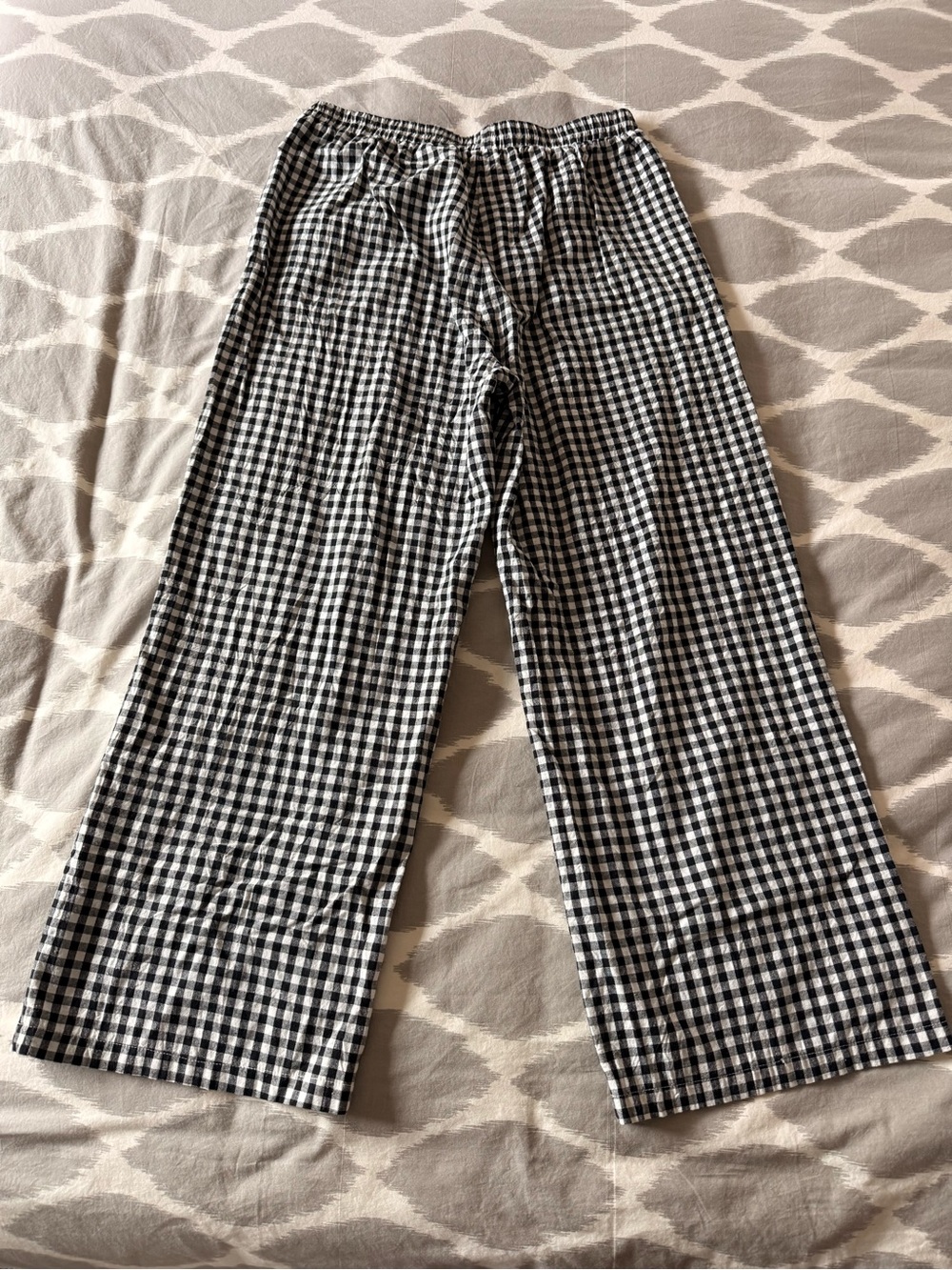 Gingham Boxer Pants